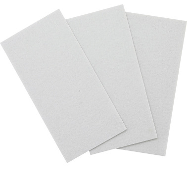 BGS Felt Pad | Mats | white | 100 x 200 mm | 3 pcs. 80711