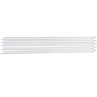 BGS Cable Tie Assortment | white | 8.0 x 800 mm | 10 pcs. 80775