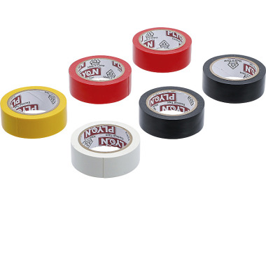 BGS VDE insulating tape assortment | 6 pcs. 80836