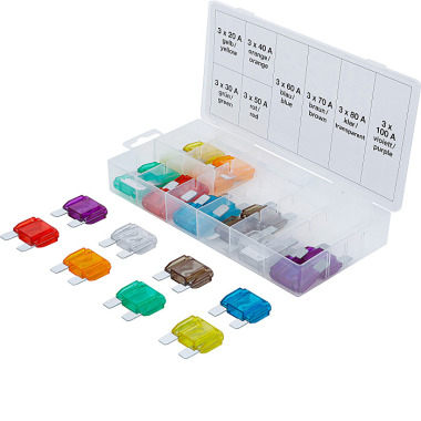 BGS Car Fuse Assortment | Maxi | 24 pcs. 8127