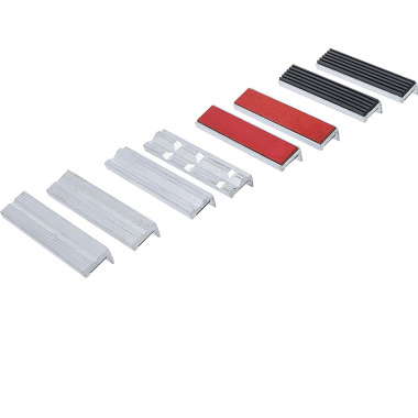 BGS Bench Vice Jaw Protector Set | Aluminium | 125 mm | 8 pcs. 8442-1