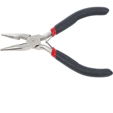 BGS Electronic Long Nose Pliers | straight | spring loaded | 120 mm 90383