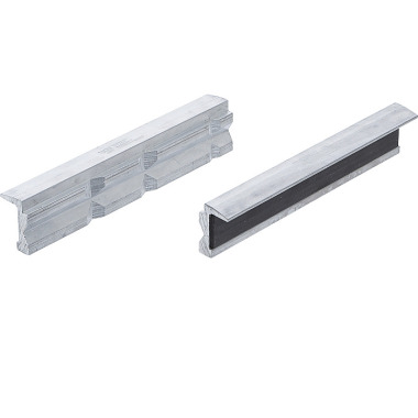 BGS Bench Vice Jaw Protectors | Aluminium | 150 mm | 2 pcs. 9285