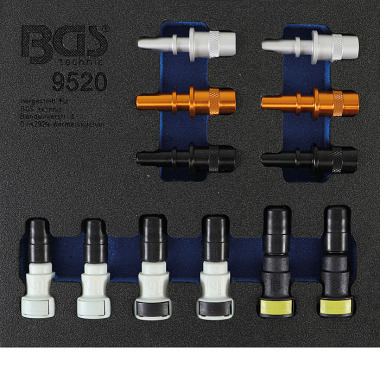 BGS Tool Tray 1/6: Fuel Pipe Sealing Plug Assortment | 12 pcs. 9520