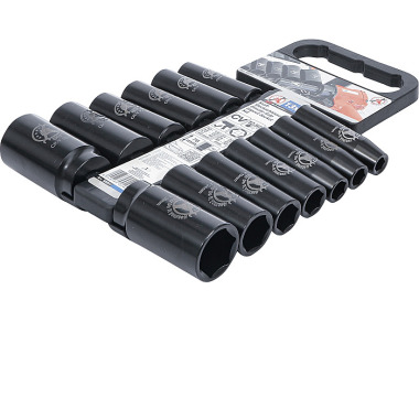 BGS Impact Socket Set | 12.5 mm (1/2”) Drive | 10-32 mm | 13 pcs. 95207