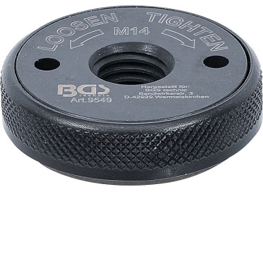 BGS Quick Release Nut | for Angle Grinder | M14 9549