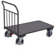 VARIOfit Push bar trolley with vertical tubes External dimensions: 1,100 x 700 x 1,030 mm (W/D/H) sw-700.105/AG