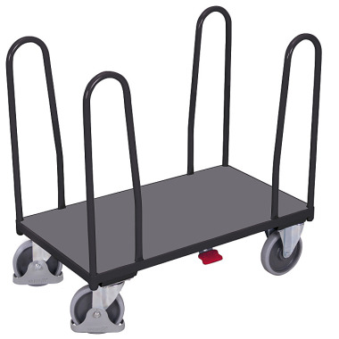 VARIOfit Side-hanger trolley with 4 hangers External dimensions: 1,060 x 700 x 1,030 mm (W/D/H) sw-700.204/AG