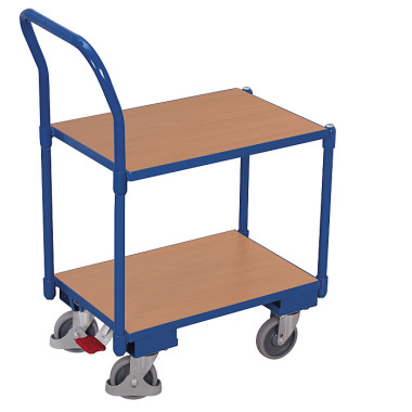 VARIOfit Euro system trolley with 2 shelves and push handle External dimensions: 770 x 415 x 990 mm (W/D/H) sw-410.553