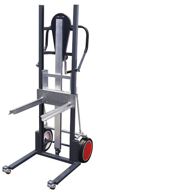 VARIOfit Material lifter incl. forks, RAL 7016 External dimensions: 575 x 845 x 1,545 mm (W/D/H) sg-154.008/AG