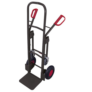 VARIOfit Tubular steel trolley with support wheel External dimensions: 575 x 585 x 1,305 mm (W/D/H) sk-710.055/AG