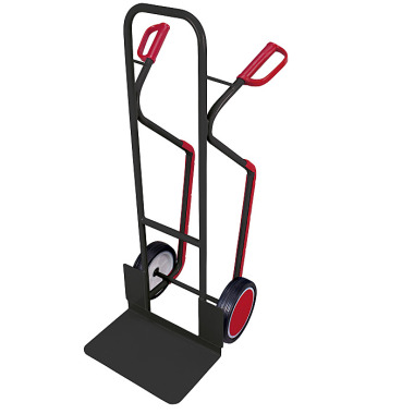 VARIOfit Tubular steel trolley with large bucket External dimensions: 570 x 655 x 1,315 mm (W/D/H) sk-710.202/AG