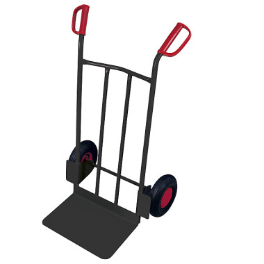 VARIOfit Tubular steel trolley with large bucket External dimensions: 690 x 600 x 1,110 mm (W/D/H) sk-710.205/AG