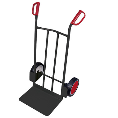 VARIOfit Tubular steel trolley with large bucket External dimensions: 690 x 600 x 1,110 mm (W/D/H) sk-710.206/AG