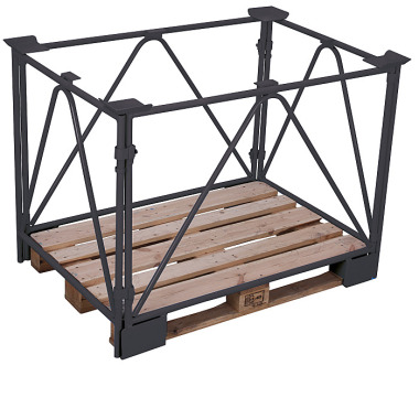 VARIOfit Pallet extension type 68 Internal dimensions: 1,205 x 810 mm (W/D) pa-080.012/AG