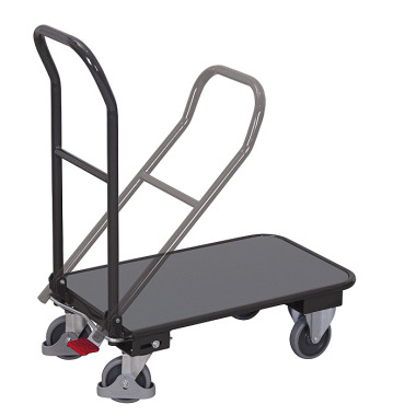 VARIOfit Folding hanger trolley, RAL 7016 External dimensions: 815 x 450 x 940 mm (W/D/H) sw-450.802/AG