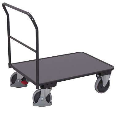 VARIOfit Push bar trolley, RAL 7016 External dimensions: 950 x 500 x 990 mm (W/D/H) sw-500.103/AG