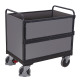 VARIOfit Wooden box trolley, RAL 7016 External dimensions: 1,260 x 815 x 1,095 mm (W/D/H) sw-800.406/AG