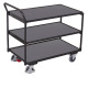 VARIOfit Table trolley with 3 shelves, RAL 7016 External dimensions: 975 x 525 x 1,010 mm (W/D/H) sw-500.600/AG