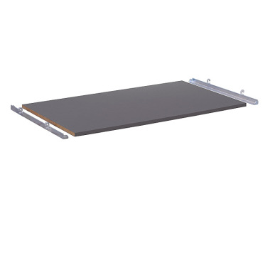 VARIOfit Shelf, RAL 7016/7035 Dimensions: 840 x 470 mm (W/D) zsw-500.218/G