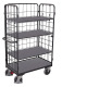 VARIOfit Shelf trolley, high, RAL 7016 External dimensions: 1,040 x 525 x 1,780 mm (W/D/H) sw-500.304/AG