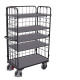 VARIOfit High shelf trolley, RAL 7016 External dimensions: 1,040 x 525 x 1,780 mm (W/D/H) sw-500.305/AG