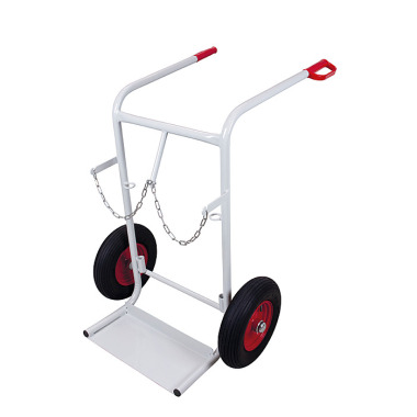 VARIOfit Steel bottle trolley for 40 - 50 litres, RAL 7035 fk-1301/LG