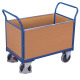 VARIOfit Four-wall trolley with wood External dimensions: 1,040 x 500 x 975 mm (W/D/H) sw-500.400