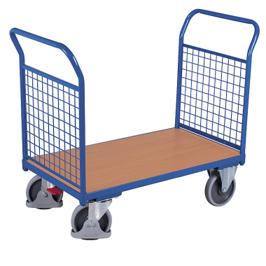 VARIOfit Double end wall trolley with wire External dimensions: 1,390 x 800 x 1,015 mm (W/D/H) sw-800.201