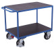 VARIOfit Heavy-duty table trolley with 2 shelves External dimensions: 1,190 x 700 x 925 mm (W/D/H) sw-700.530