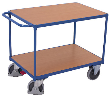 VARIOfit Heavy-duty table trolley with 2 shelves External dimensions: 1,390 x 800 x 920 mm (W/D/H) sw-800.500