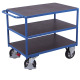 VARIOfit Heavy-duty table trolley with 3 shelves External dimensions: 1,190 x 700 x 925 mm (W/D/H) sw-700.617