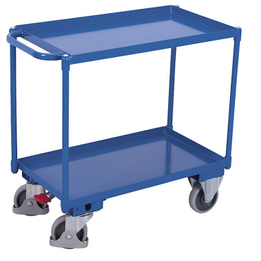 VARIOfit Table trolley with 2 shelves External dimensions: 985 x 500 x 910 mm (W/D/H) sw-500.510