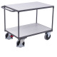 VARIOfit Heavy-duty ESD table trolley with 2 shelves External dimensions: 1,040 x 500 x 880 mm (W/D/H) sw-500.562