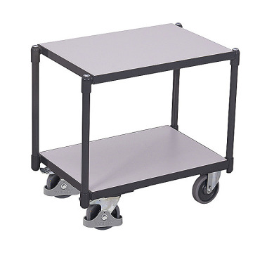 VARIOfit ESD Euro system trolley with 2 shelves External dimensions: 675 x 415 x 635 mm (W/D/H) sw-410.536