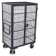 VARIOfit ESD shelf trolley permanently welded External dimensions: 1,115 x 730 x 1,810 mm (W/D/H) sw-700.867