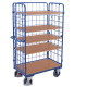 VARIOfit High shelf trolley External dimensions: 1,040 x 525 x 1,780 mm (W/D/H) sw-500.305