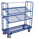 VARIOfit Shelf trolley with 3 wire mesh shelves External dimensions: 1,510 x 550 x 1,535 mm (W/D/H) sw-540.225