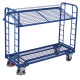 VARIOfit Shelf trolley with 2 wire mesh shelves External dimensions: 1,805 x 650 x 1,275 mm (W/D/H) sw-640.223