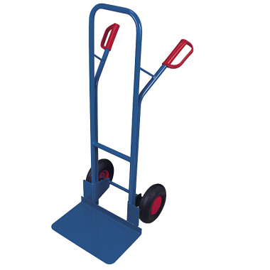 VARIOfit Tubular steel trolley with large bucket External dimensions: 570 x 650 x 1,305 mm (W/D/H) sk-710.203