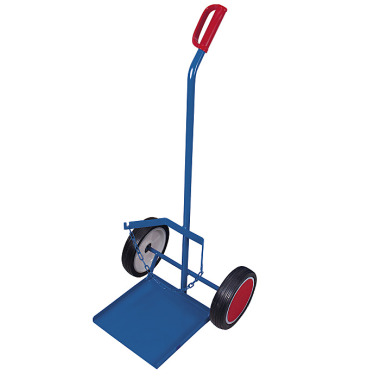 VARIOfit Steel cylinder trolley for propane cylinder External dimensions: 570 x 555 x 1,250 mm (W/D/H) fk-1204/11