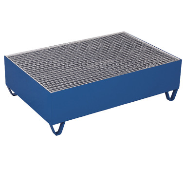 VARIOfit Sump tray with grating for 2 drums of 200 litres each External dimensions: 1,200 x 800 x 360 mm (W/D/H) aw-800.000