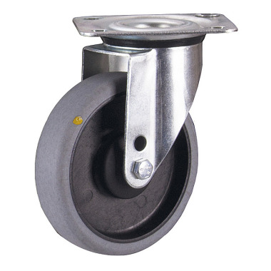 VARIOfit Swivel castor, electrically conductive, 125 x 32 mm, grey lpg-125.036