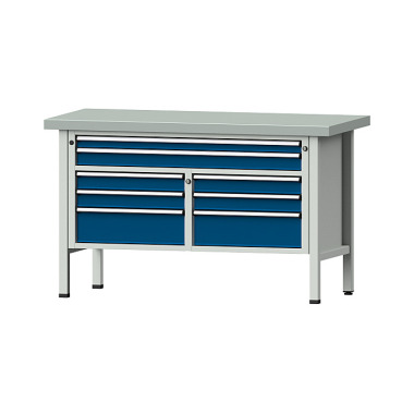 ANKE Kastenwerkbank Platte mit verzinktem Blechbelag (ZBP) 1500 x 700 x 900 mm 9.990.240.060