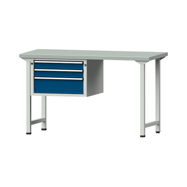 ANKE Kombiwerkbank Platte mit verzinktem Blechbelag (ZBP) 1500 x 700 x 890 mm 9.990.230.078