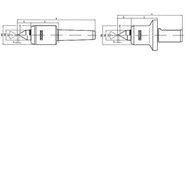 Mack Werkzeuge co-rotating KöSpi with pressure indicator, 60°, general rotation, cyl. 32 mm 03-3251