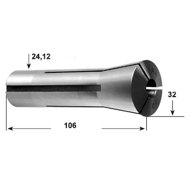 Mack Werkzeuge Collet chuck 369E, round. Ø 10 06-369E-10,0