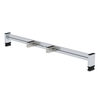 MUNK Retrofit stabiliser with nivello® ladder shoe width 1.2 m for depth of side-rail 85 mm 30368