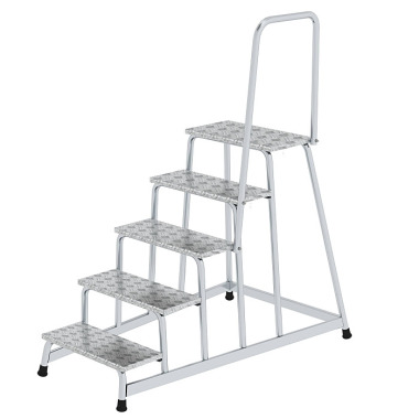 MUNK Work platform rigid with handrail 5 steps 50045