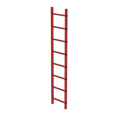 MUNK Shaft ladder glass-fibre reinforced plastic 400 mm clear width 8 rungs 64108